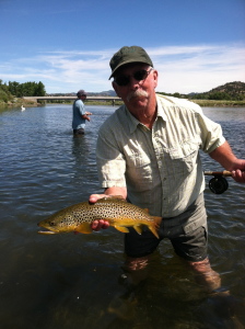 Missouri River Brown in June