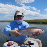 Monster Rainbow Trout in the Montana Prairie