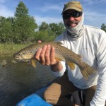 Fishing in Brown Town, Montana